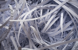 shredded paper