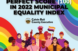 Columbia receives a perfect score of 100 on the Human Rights Campaign’s 2022 Municipal Equality Index.