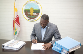 HoCo By Design, Howard County’s General Plan, Signed by Howard County Executive Calvin Ball
