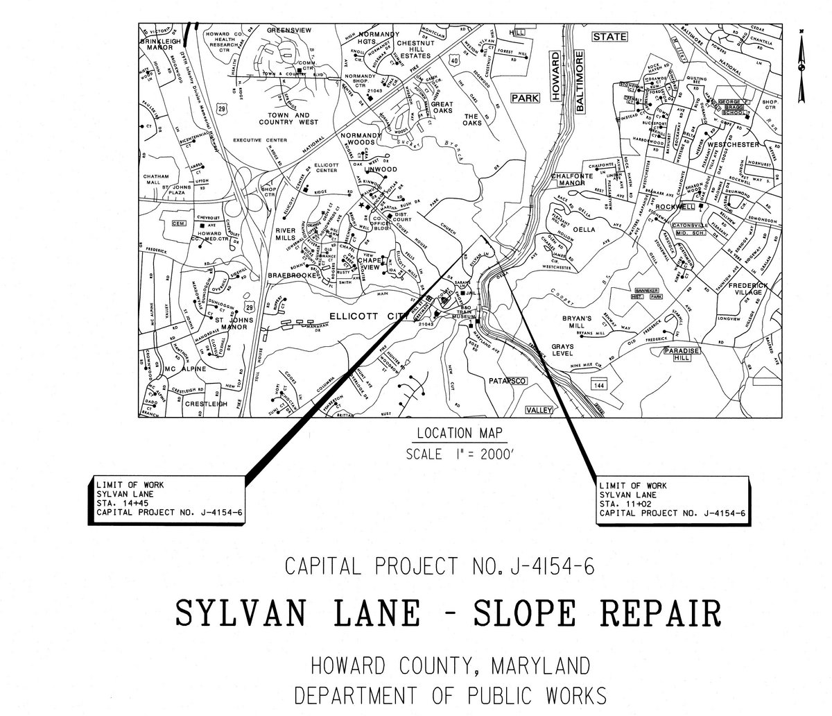 Slyvan Lane Slope Repair Project