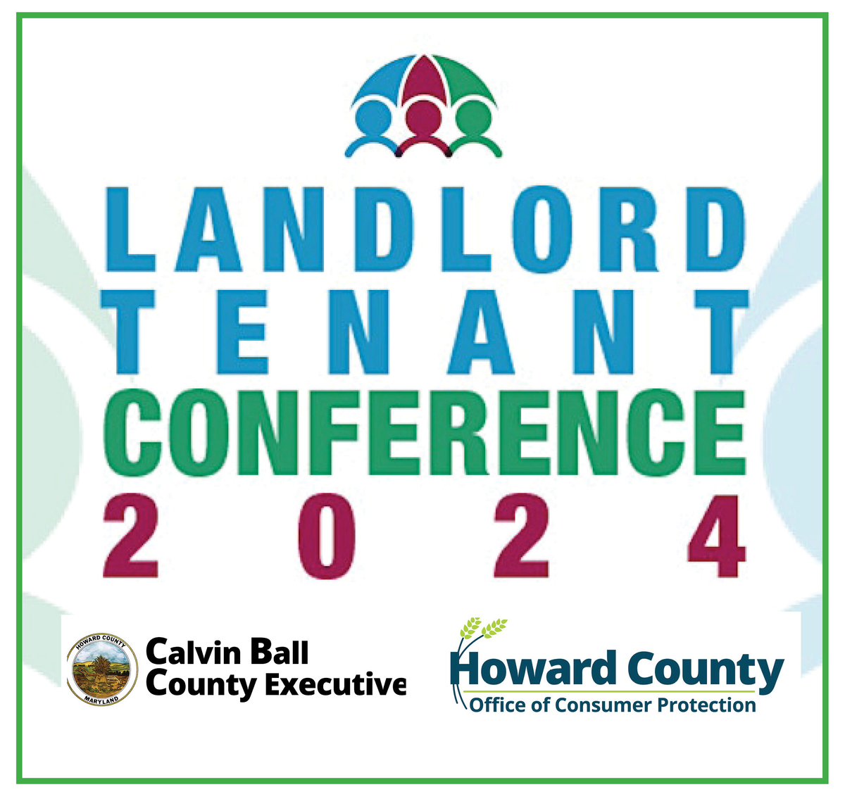 2024 Landlord-Tenant Conference with umbrella logo