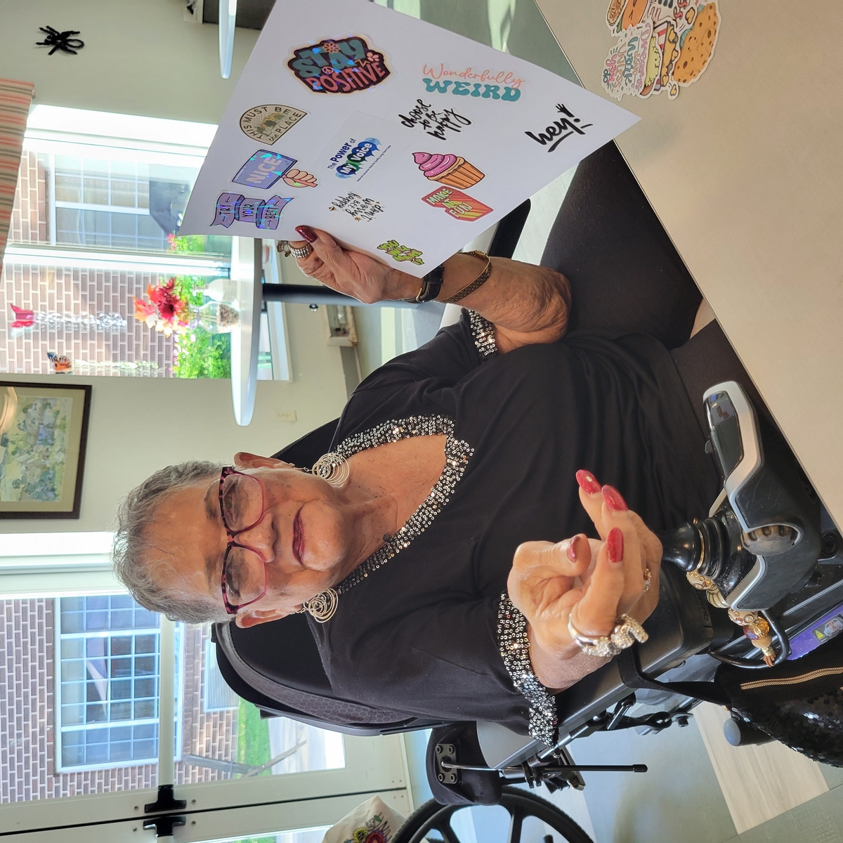 Resident celebrates Ombudsman teams Residents Rights Month 