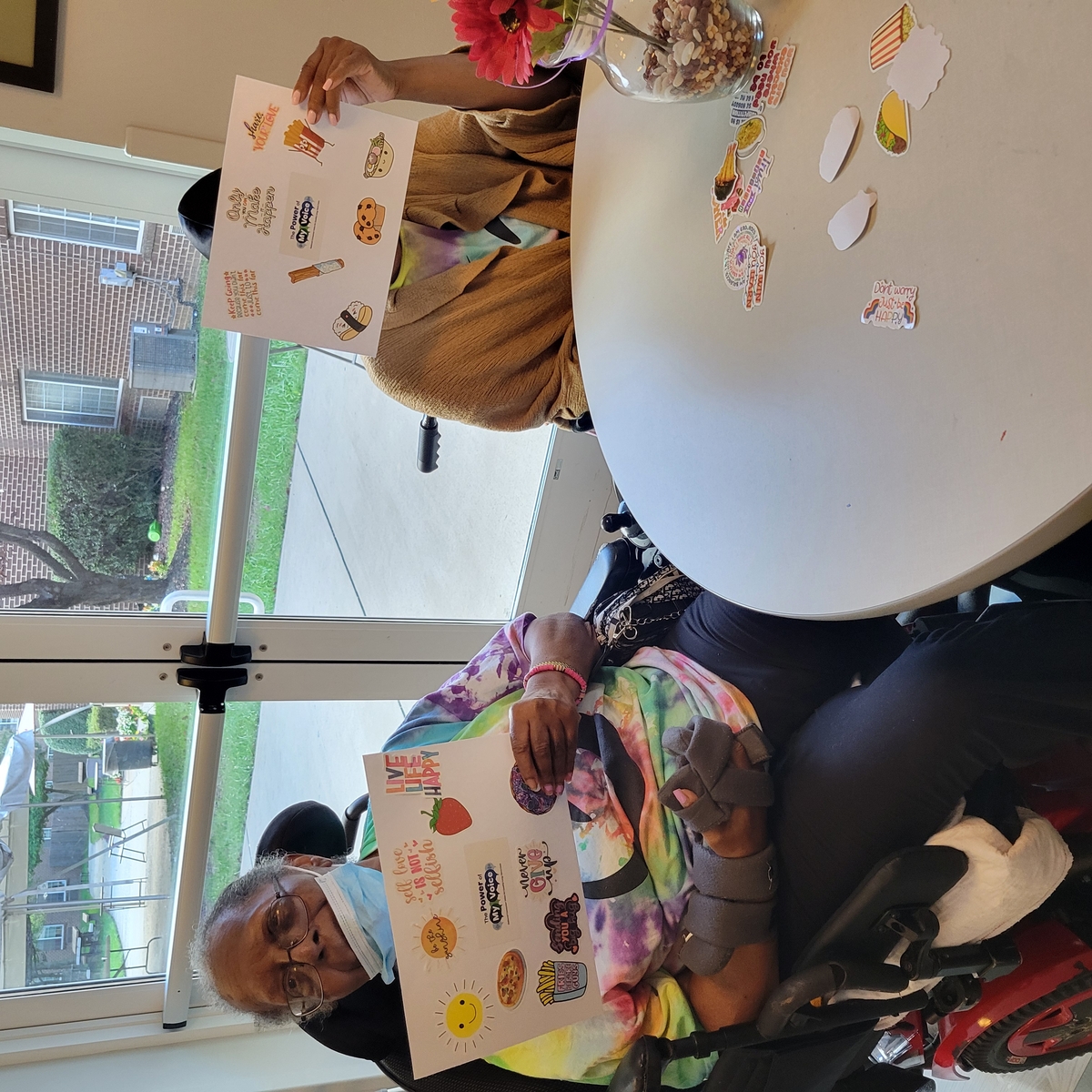 Resident celebrates Ombudsman teams Residents Rights Month 