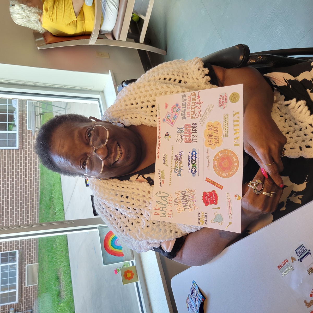 Resident celebrates Ombudsman teams Residents Rights Month 