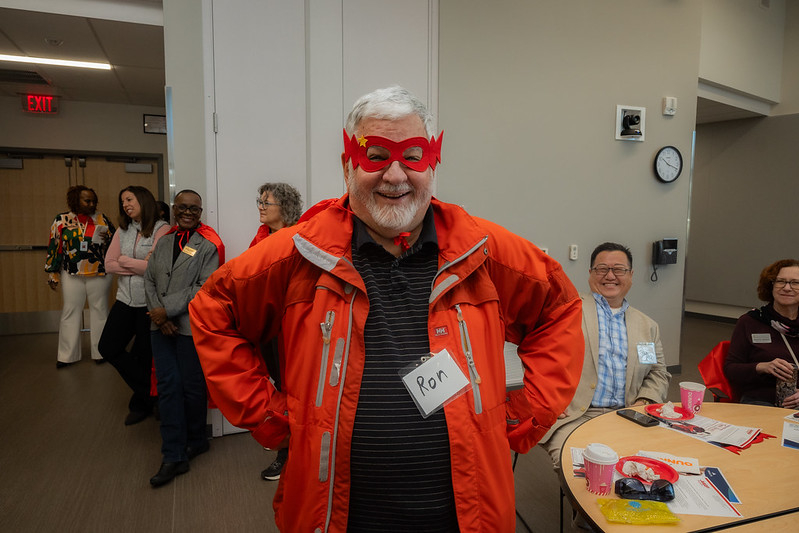 Commission on Aging member at Caregivers are Superheroes event