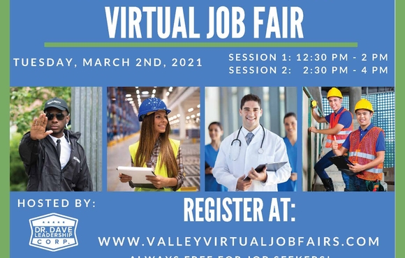 Howard County Virtual Job Fair March 2nd 2021 Flyer