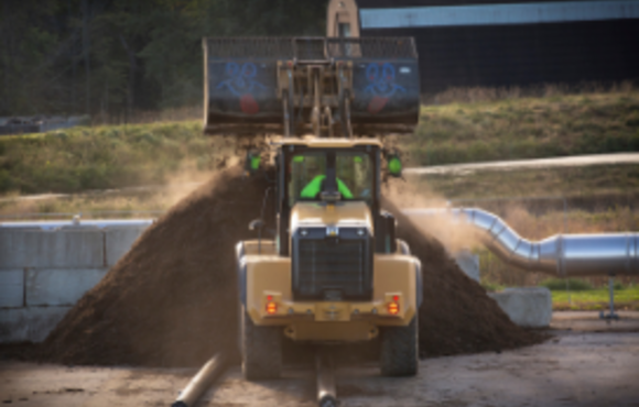 composting facility grinder 