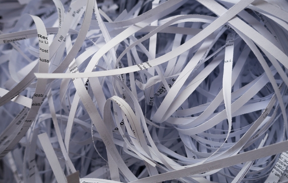 shredded paper