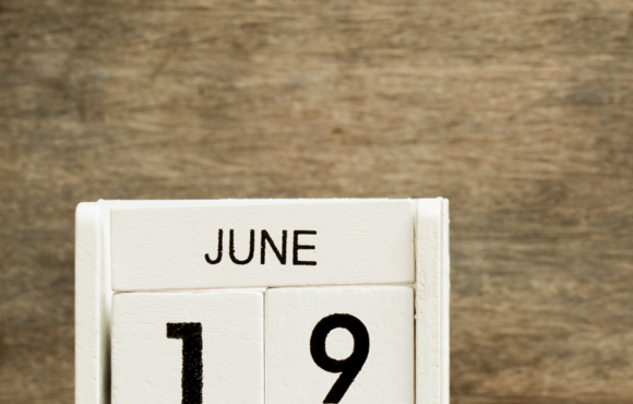 Image of desk calendar on June 19