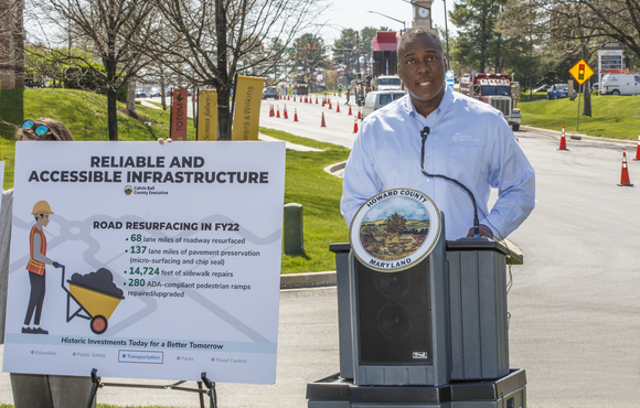 Howard County Invests Historic $12.5 Million for Road Resurfacing 