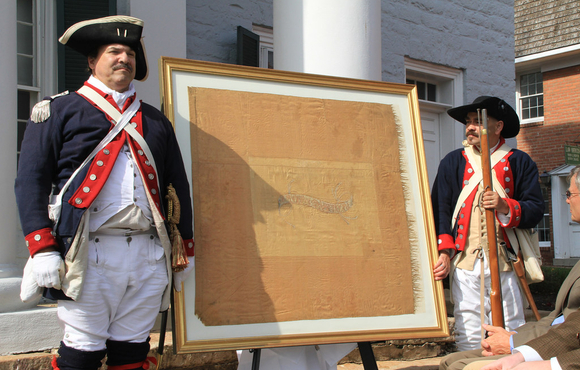 Continental Soldier and Map from Revolutionary War