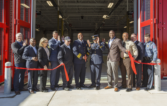 Howard County Executive Calvin Ball Dedicates New Waterloo Fire Station