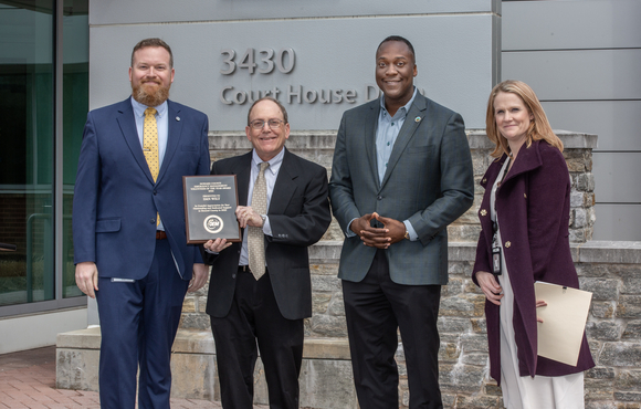 Howard County Executive Calvin Ball Recognizes Radio Operator as Emergency Management Volunteer of the Year