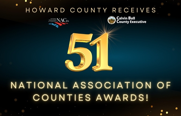 Howard County has received a record 51 Achievement Awards from the National Association of Counties.