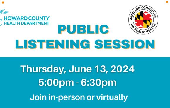 Public Health Listening Session graphic