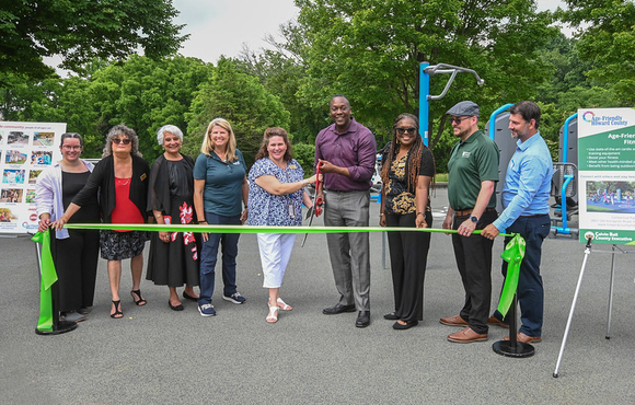 Howard County Executive Calvin Ball Unveils County’s First Age-Friendly Fitness Lot