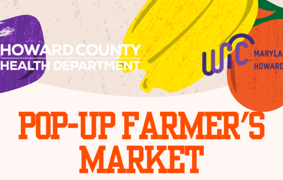 Pop-up farmer's market at HCHD