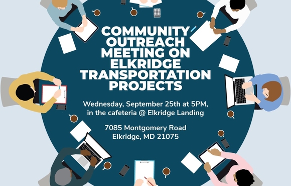 Howard County Public Works to Host Community Outreach Meeting on Elkridge Transportation Projects