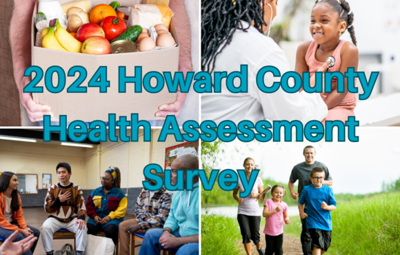 2024 Howard County Health Assessment Survey. 4 stock images representing a diverse collection of people