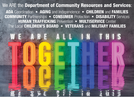 DCRS We are all in this Together graphic
