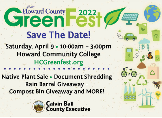 official greenfest 2022 postcard