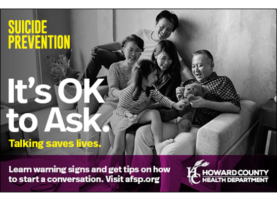 It's OK to ask suicide prevention