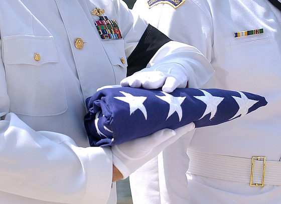 Folded American Flag