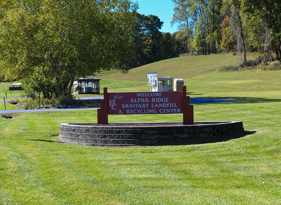 alpha ridge landfill welcome