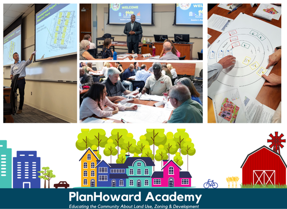 PlanHoward Academy community members engage in classroom discussions about Planning and Zoning