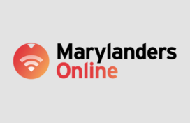 Logo for the "Marylanders Online" program offered by the University of Maryland.