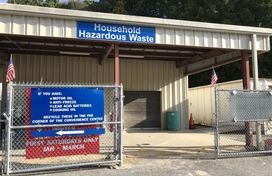 household hazardous waste building