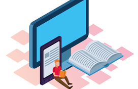 E-learning illustration 