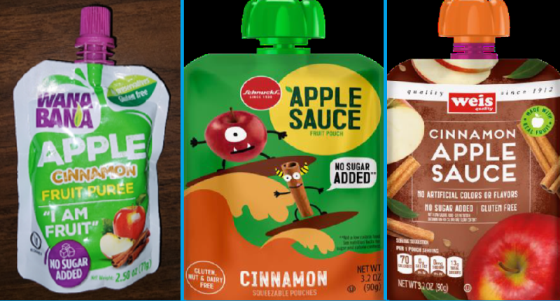 Applesauce pouches involved in recall