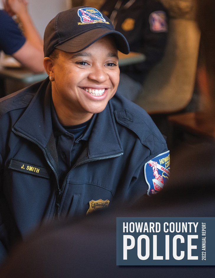 Officer smiling towards the camera