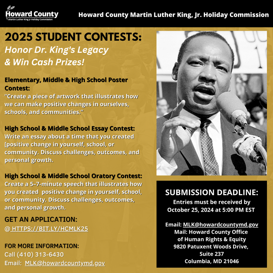 2025 MLK Commission Student contests Information 