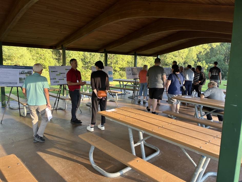 Old Scaggsville Rd. public meeting at High Ridge Park