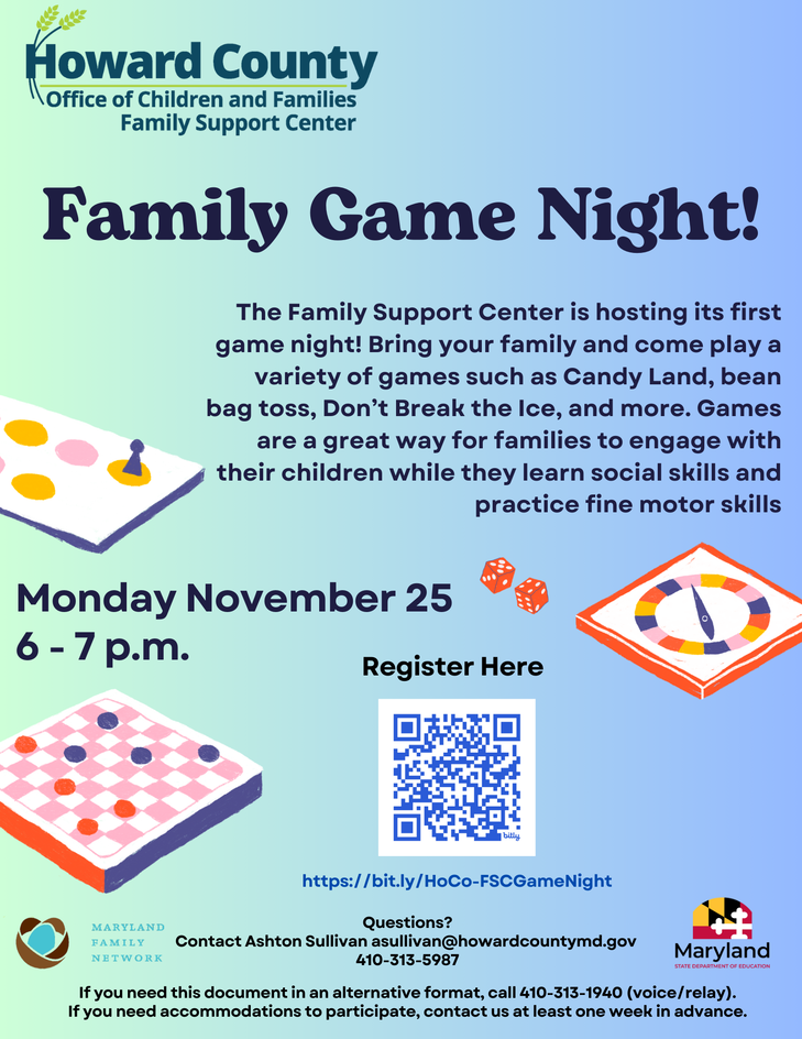 Family Game Night Flyer 