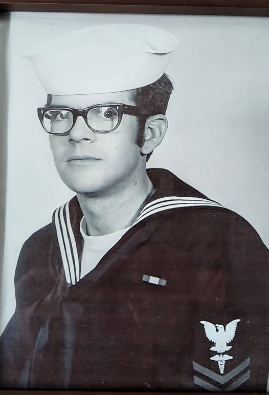 Military photograph of Navy veteran Allan Field from Towson, Maryland