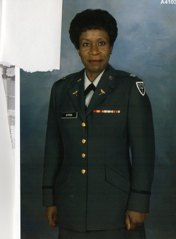 An official photograph of Lieutenant Colonel Beverly Byron