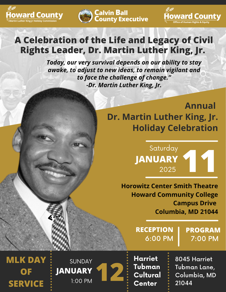 2025 MLK Celebration and Day of Service Flier