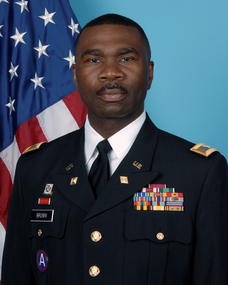 An official photograph of Colonel Mark Nathaniel Brown