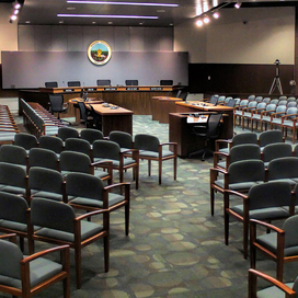 Image of the Banneker Room where the Howard County Council meets