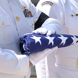 Folded American Flag