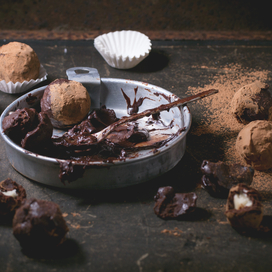 chocolate truffles